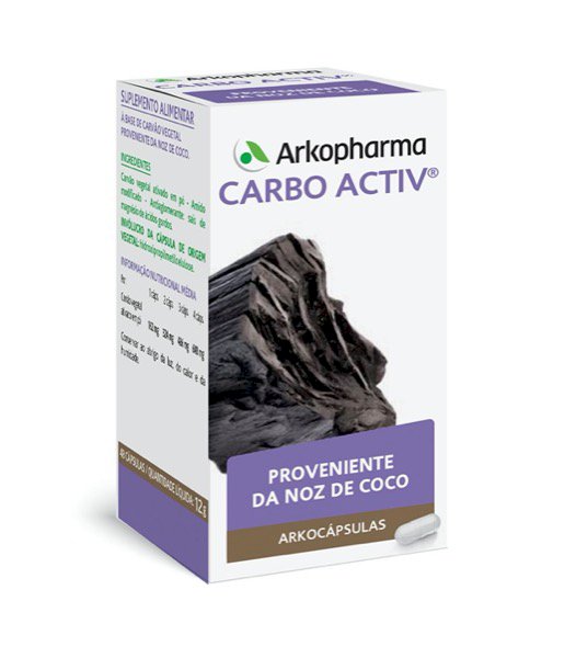 Arkocapsulas Carbo Activ 48 Cápsulas - Farmácia Garcia