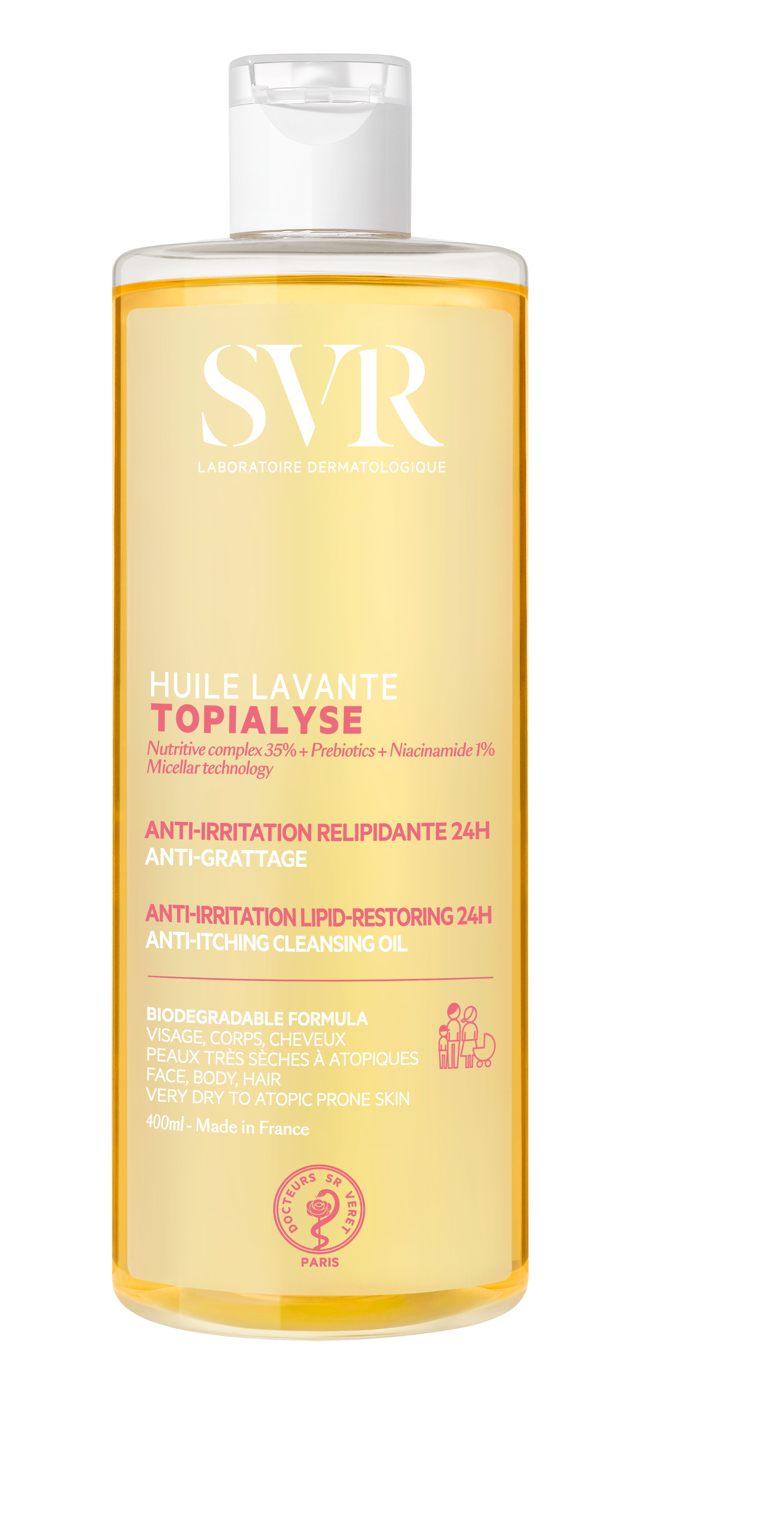 SVR Topialyse Óleo Lavante Micelar 400ml - Farmácia Garcia