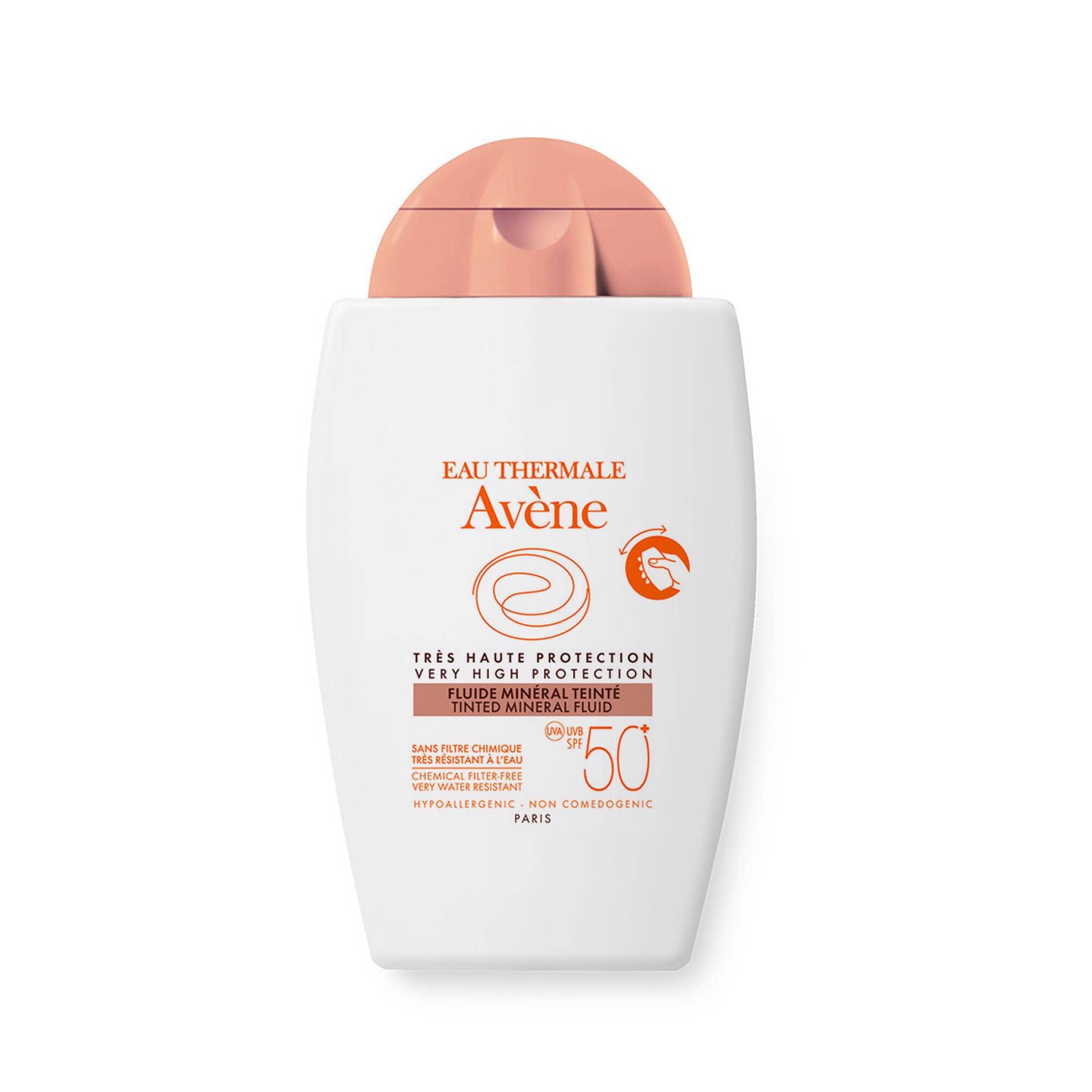 Avène Solar Fluido Mineral c/ Cor SPF 50+ 40ml - Farmácia Garcia