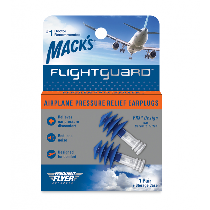 Mack's Flightguard Tampões Auriculares x2 - Farmácia Garcia