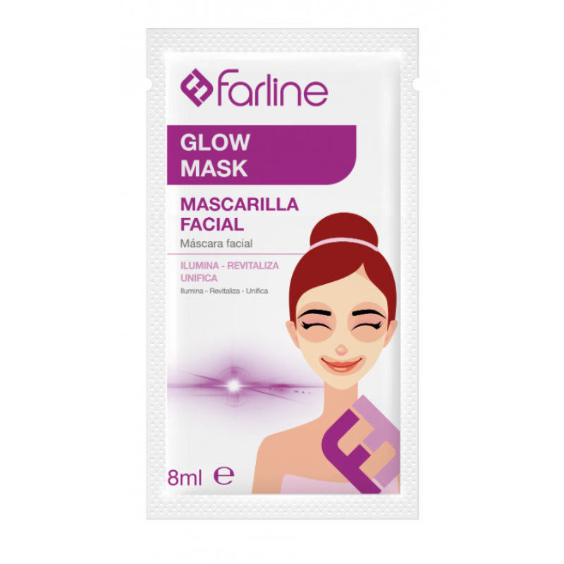 Farline Máscara Facial Glowmask - Farmácia Garcia