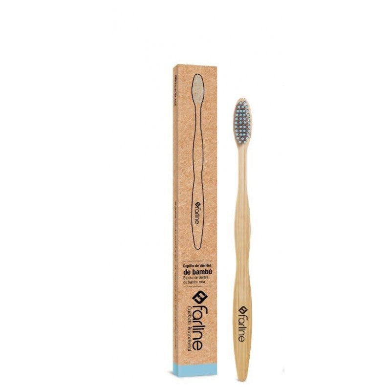 Farline Escova de Dentes Bambu Azul - Farmácia Garcia