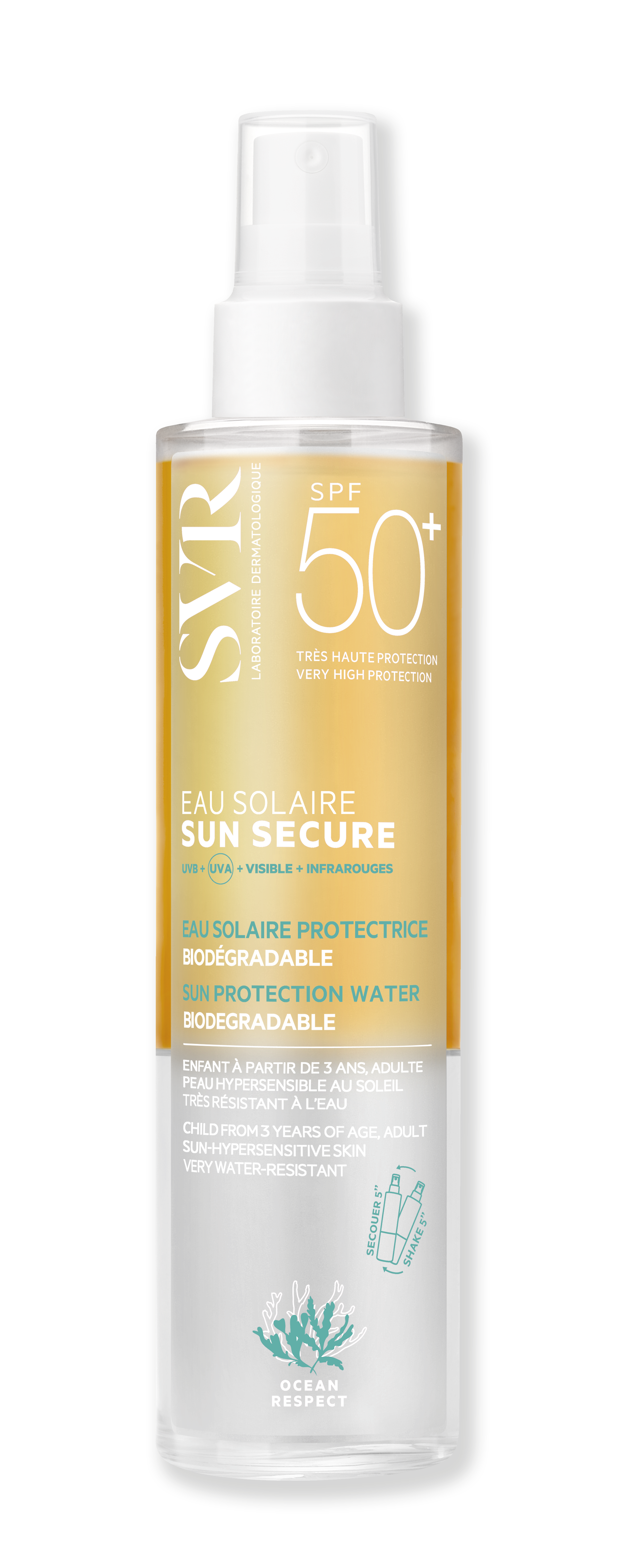 Svr Sun Secure Eau Solaire Spf 50+ 200ml - Farmácia Garcia