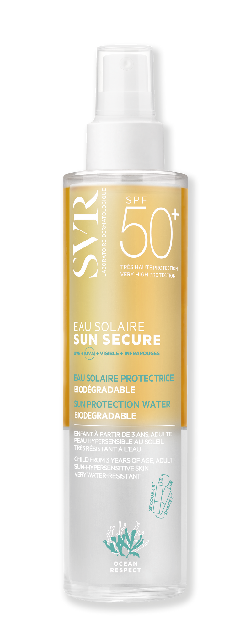 Svr Sun Secure Eau Solaire Spf 50+ 200ml - Farmácia Garcia