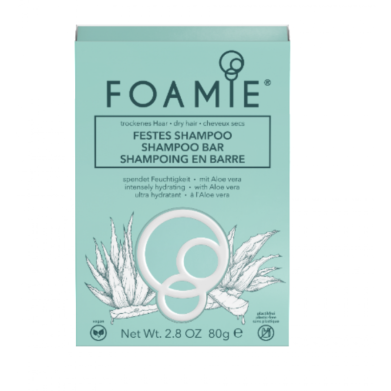 Foamie Champô Sólido Aloe Vera Cabelo Seco - Farmácia Garcia