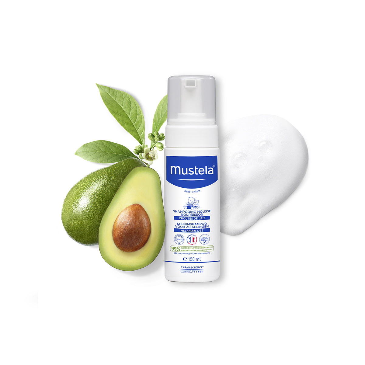 Mustela Bebé Champô Espuma Recém Nascido - Farmácia Garcia