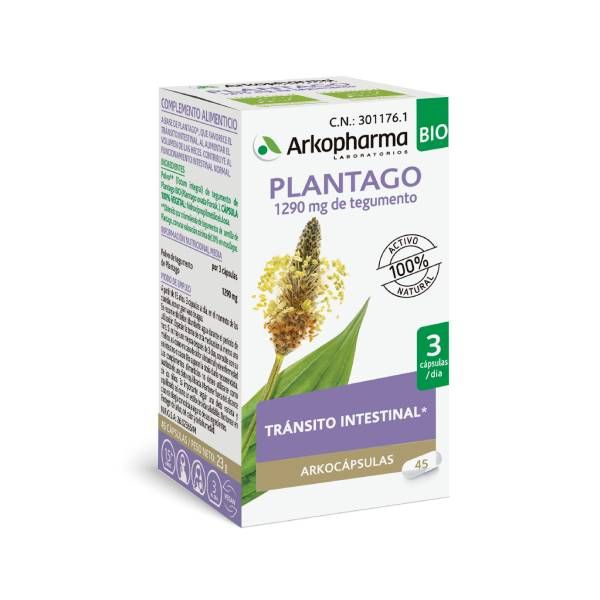 Arkocápsulas Plantago BIO 45 Cápsulas - Farmácia Garcia