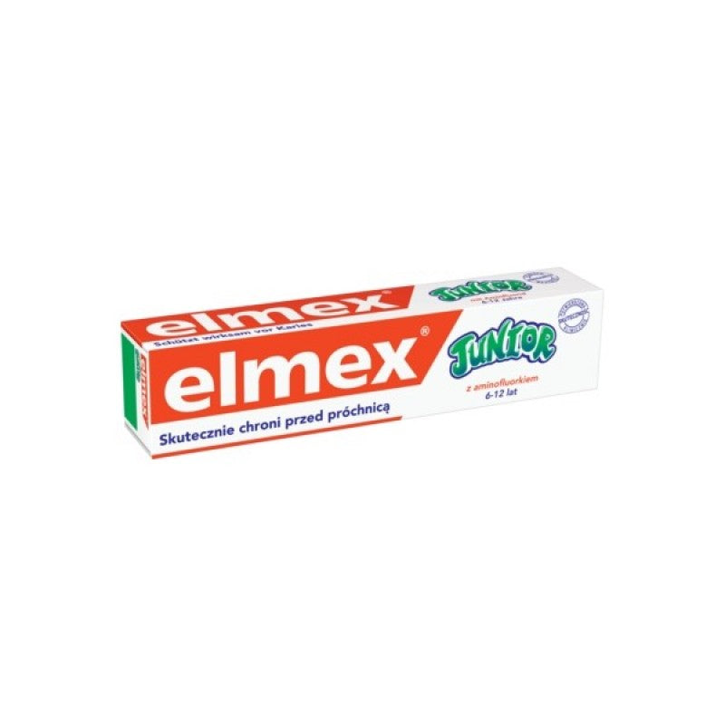 Elmex Júnior Pasta Dentífrica 6-12Anos 75ml - Farmácia Garcia