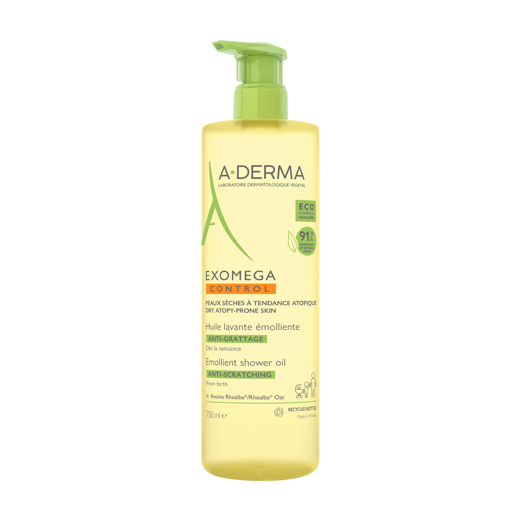 A-Derma Exomega Control Óleo Duche 750ml - Farmácia Garcia