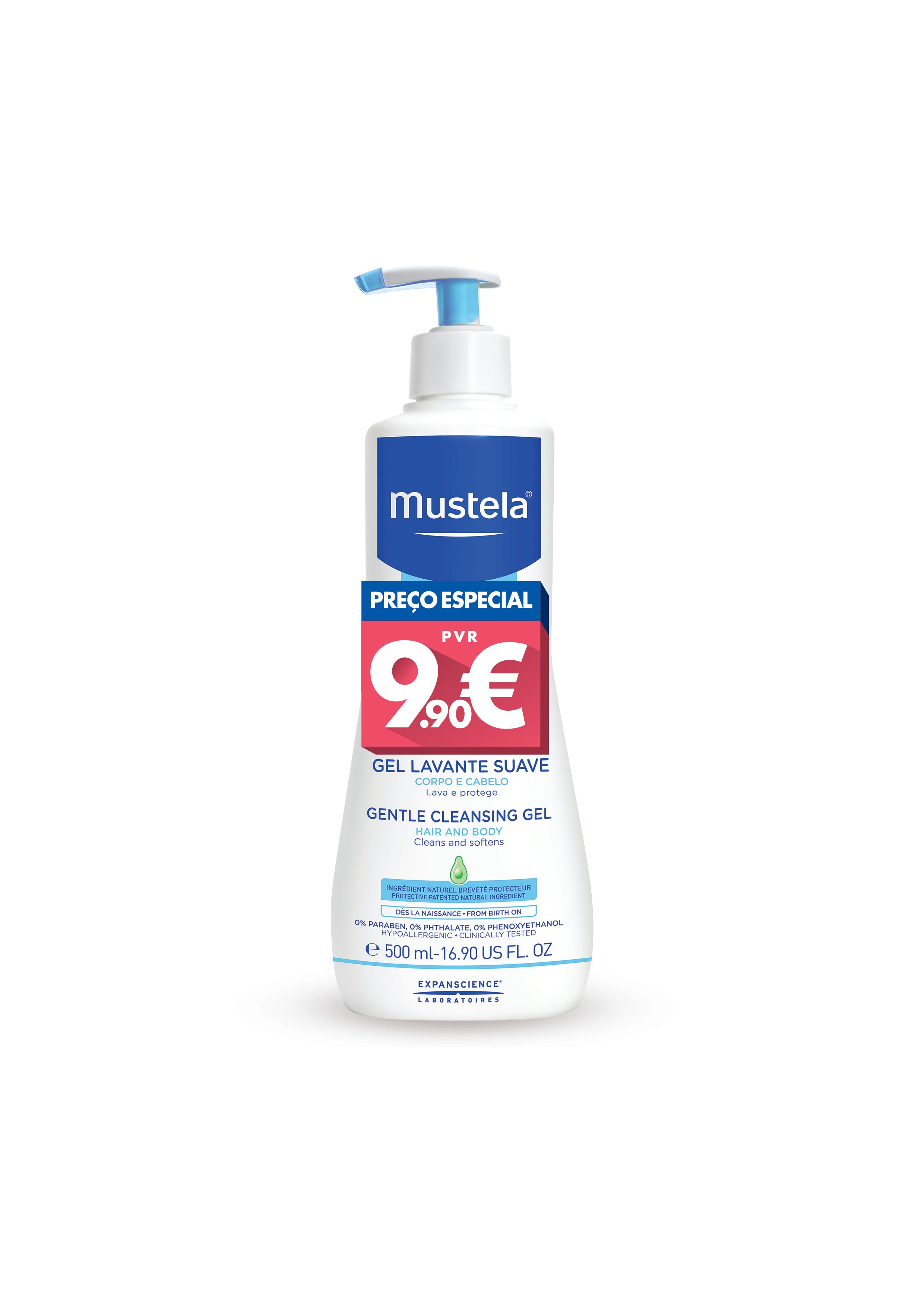 Mustela Bebé Gel Dermo-Lavante 500 ml com Preço especial - Farmácia Garcia