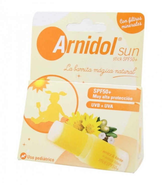 Protetor Solar Arnidol Sun Stick SPF50+ 15g - Farmácia Garcia