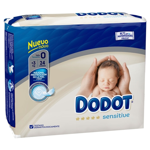 Dodot Sensitive Fralda T0 3kg x24 - Farmácia Garcia