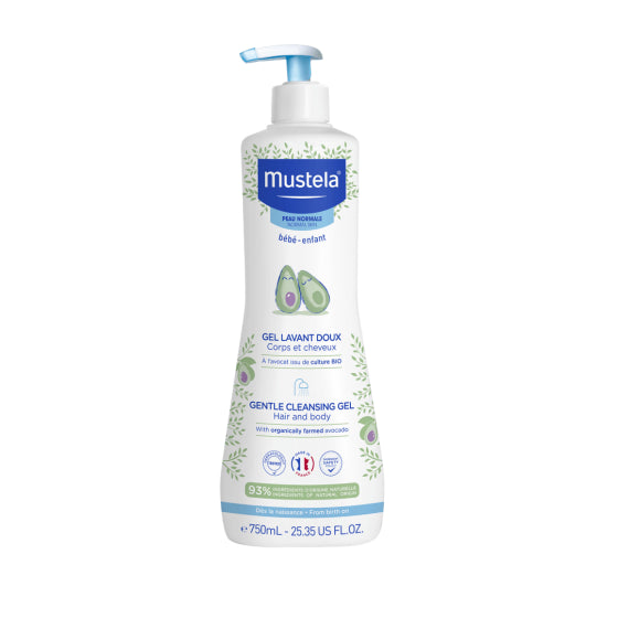 Mustela Bebé Gel Dermo-Lavante 750ml - Farmácia Garcia