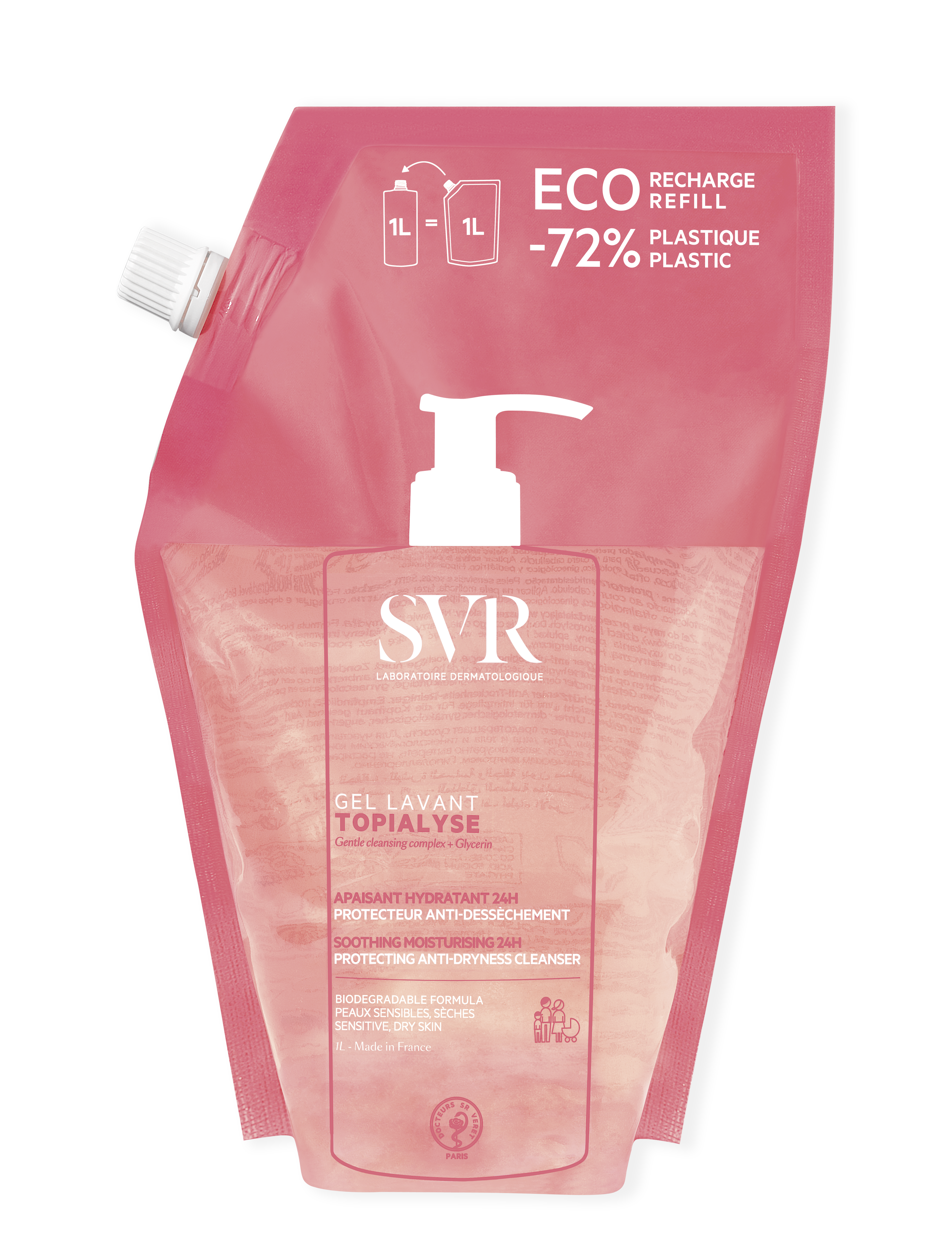 SVR Topialyse Gel Lavante Eco Refill 1L - Farmácia Garcia