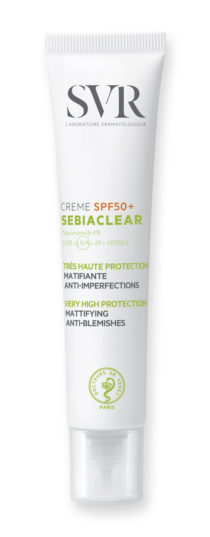 SVR Sebiaclear Creme Protect SPF50+ 40ml - Farmácia Garcia