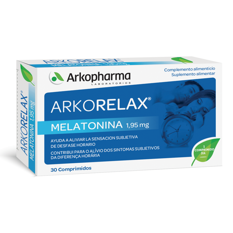 Arkorelax Melatonina 1.95mg Comprimidos x30 - Farmácia Garcia