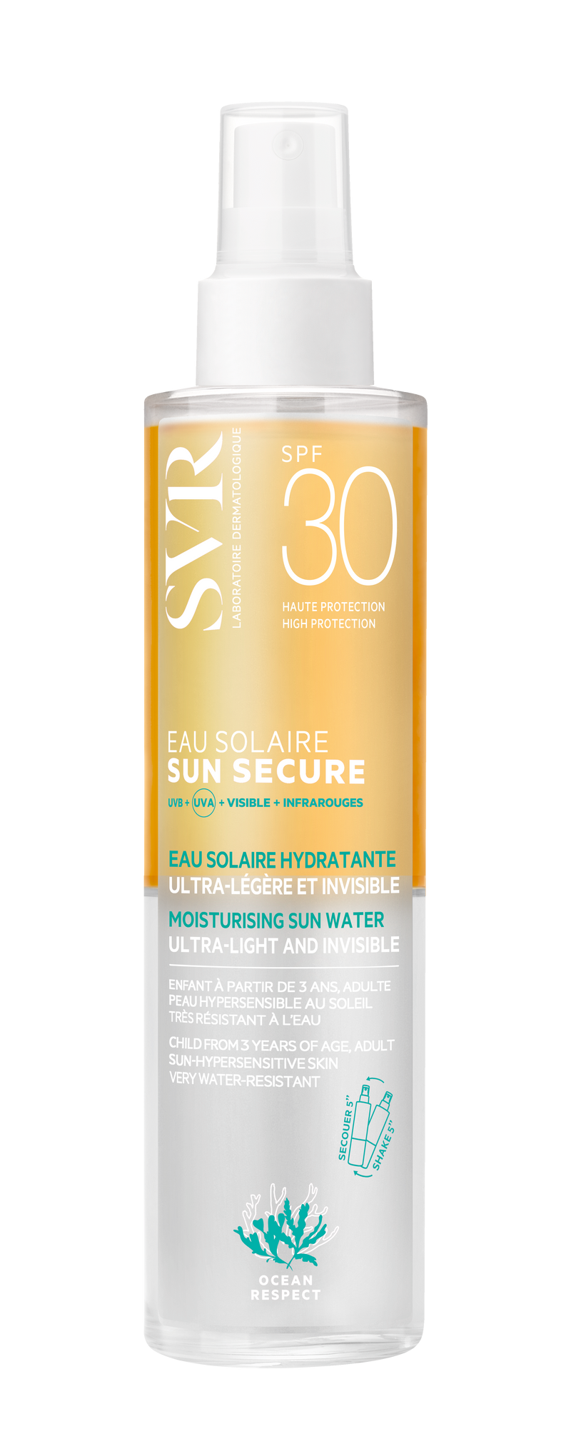 Svr Sun Secure Eau Solaire Spf 30+ 200ml - Farmácia Garcia
