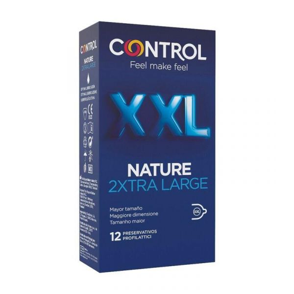 Control Natura XXL 12 Preservativos - Farmácia Garcia