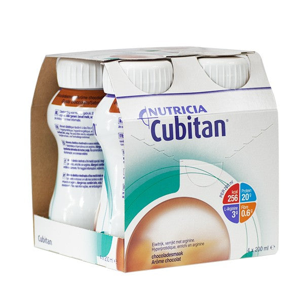 Cubitan Chocolate 200ml 4 Frascos - Farmácia Garcia