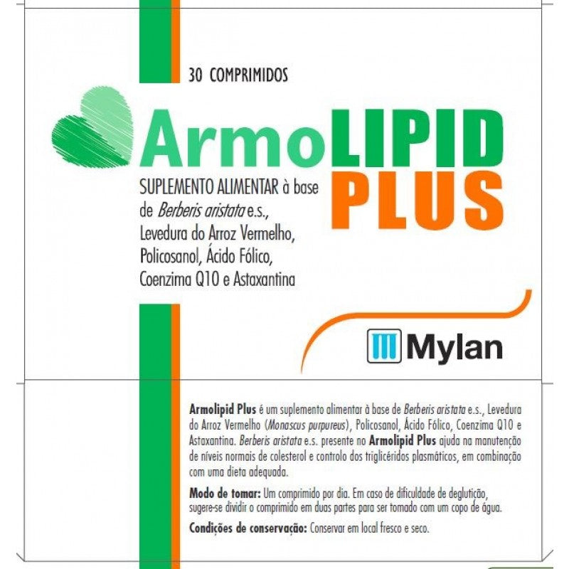 Armolipid Plus 30 Comprimidos - Farmácia Garcia