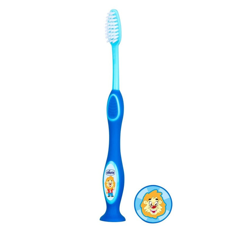 Chicco Escova Dentes de Leite Azul 3 a 6 anos - Farmácia Garcia