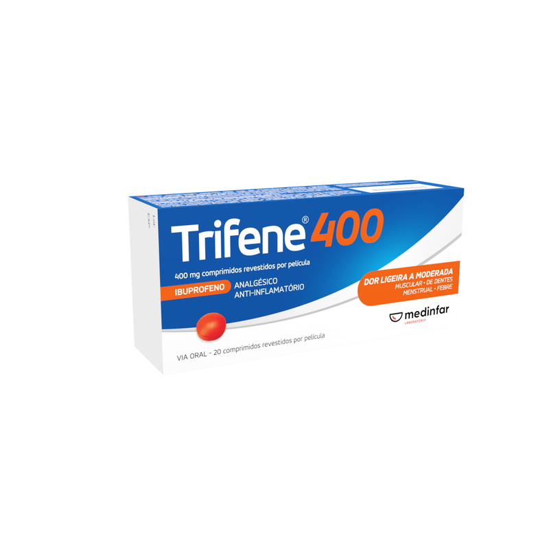Trifene 400mg 20 Comprimidos Revestidos - Farmácia Garcia