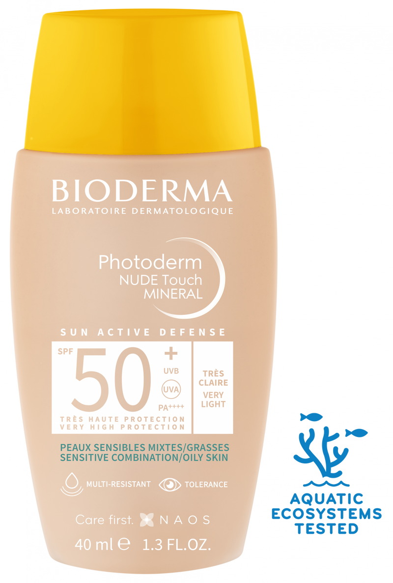 Bioderma Photoderm Nude Touch SPF50+ Muito Claro 40ml - Farmácia Garcia