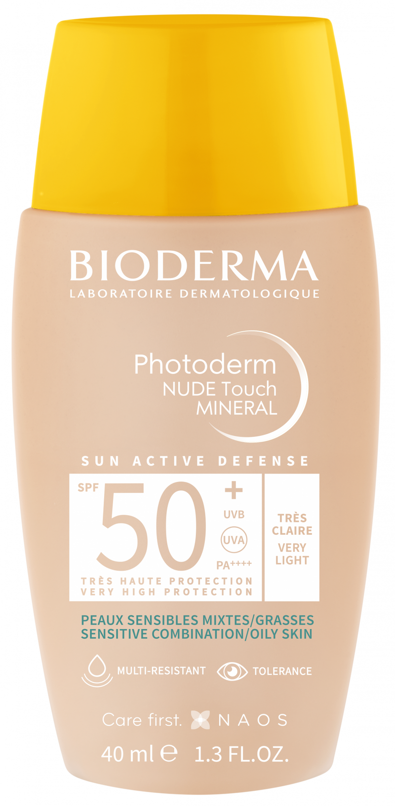 Bioderma Photoderm Nude Touch SPF50+ Muito Claro 40ml - Farmácia Garcia