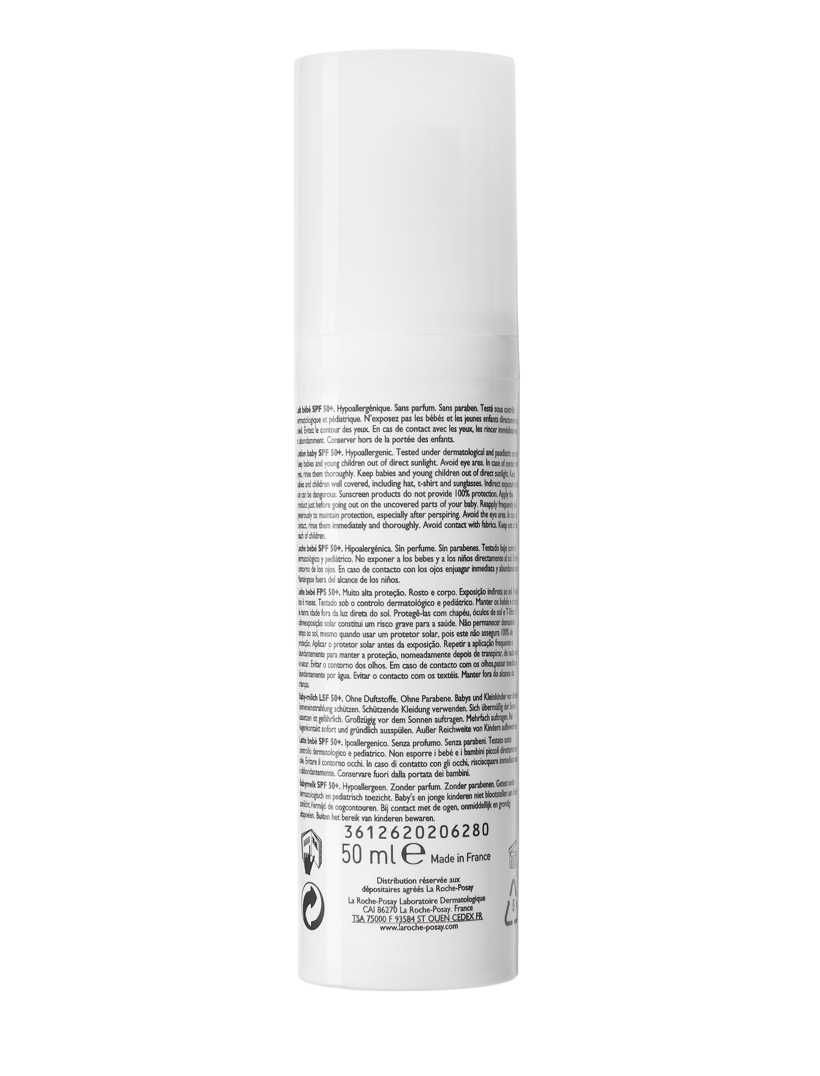 Anthelios Leite Bebé Spf50+ Sem Perfume 50ml - Farmácia Garcia