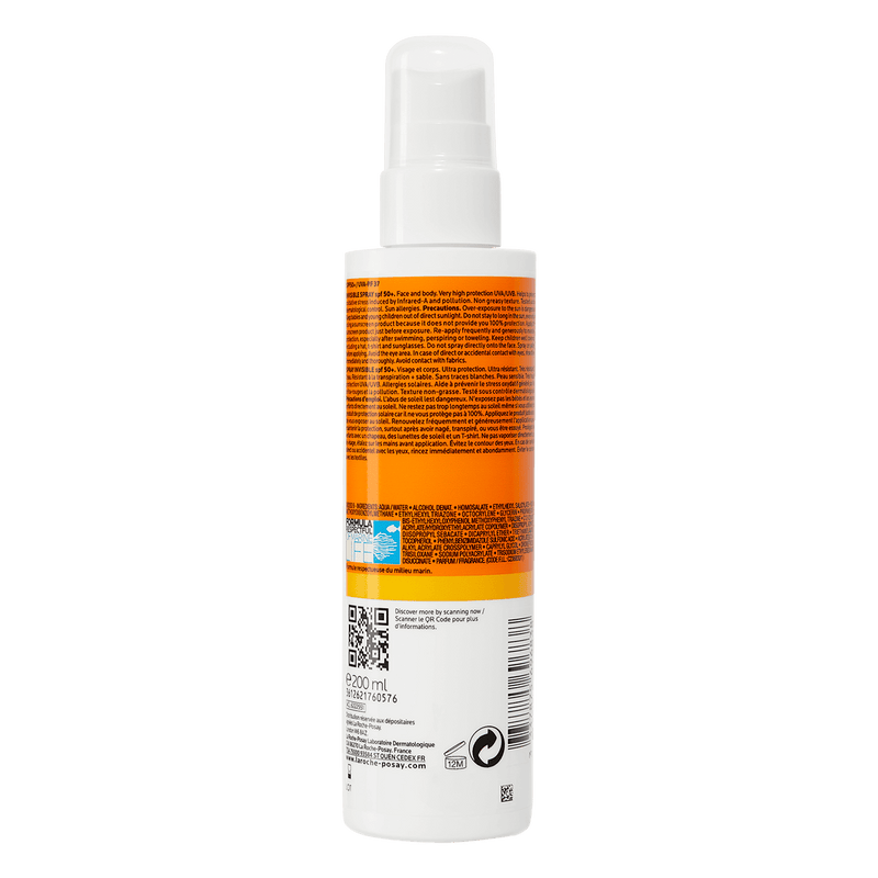Anthelios XL Spray Invisível Spf50+ 200ml - Farmácia Garcia