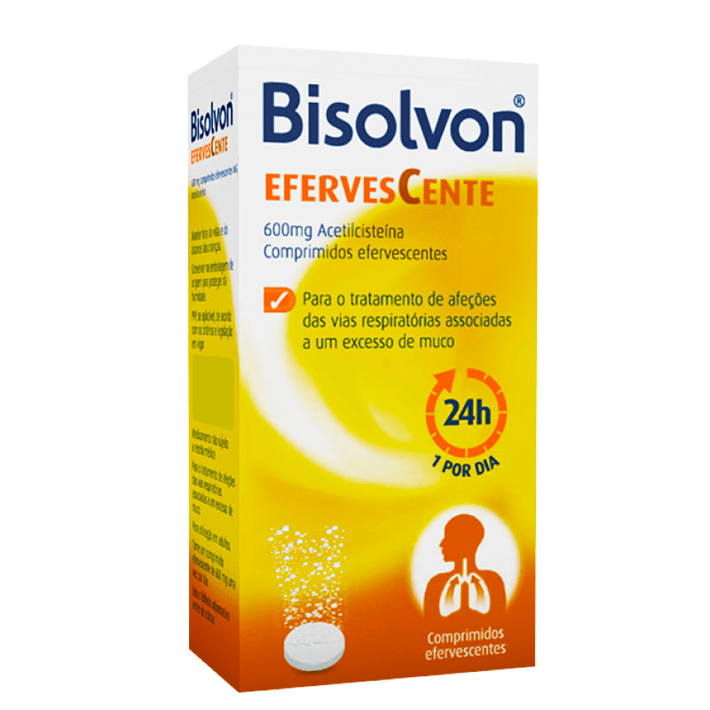 Bisolvon Efervescente MG, 600 mg x 10 comp eferv - Farmácia Garcia