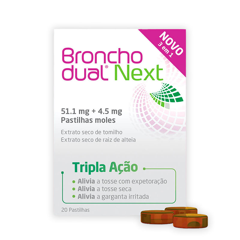 Bronchodual Next, 4,5/51,1 mg x 20 pst - Farmácia Garcia
