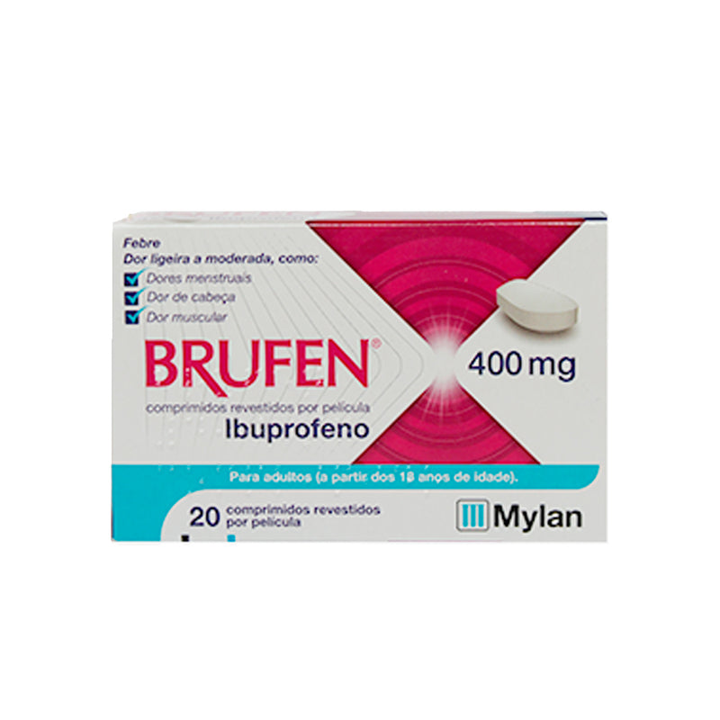Brufen, 400 mg x 20 comp rev - Farmácia Garcia
