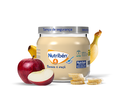 Nutriben Boião Banana e Maçã 120g - Farmácia Garcia