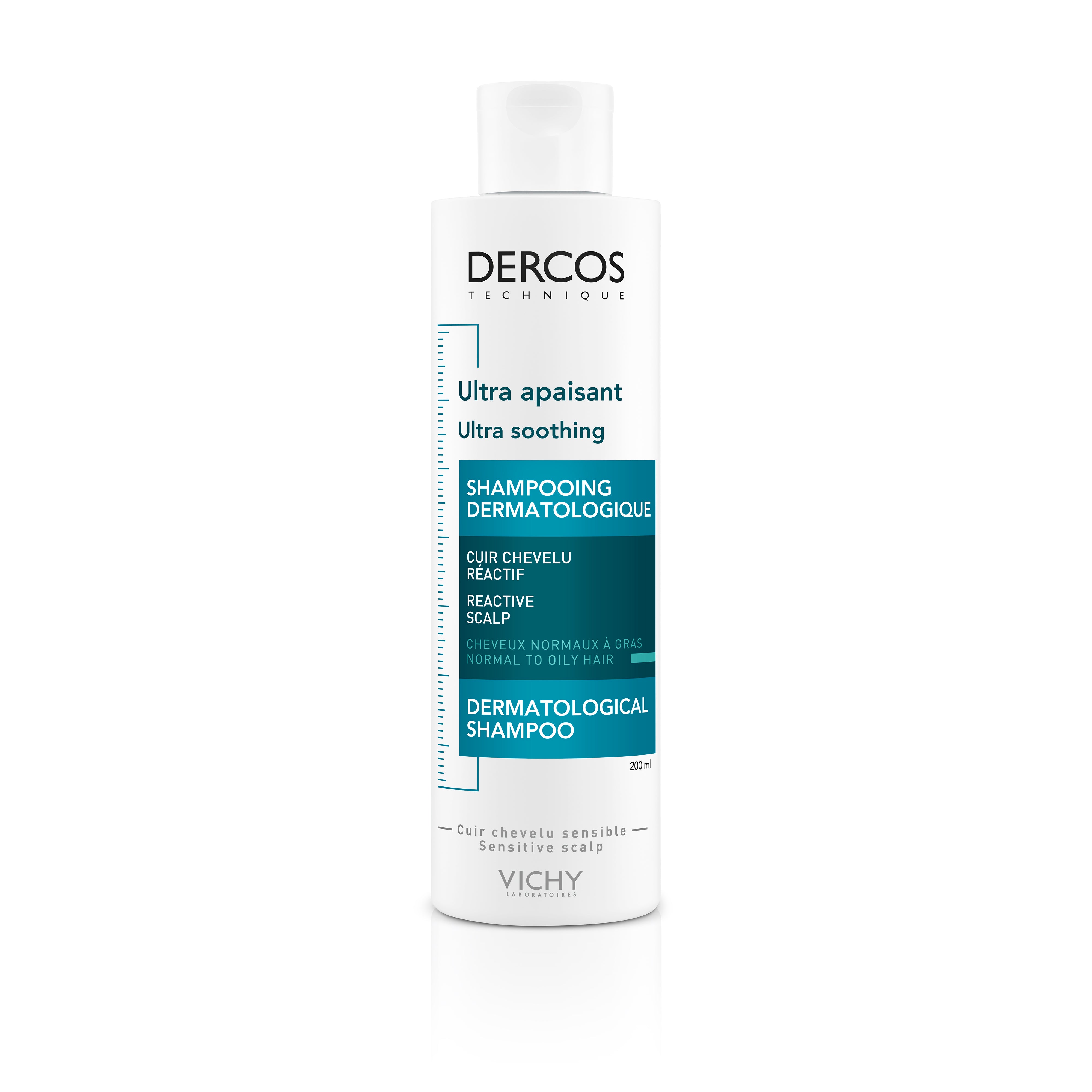Dercos Ultra-Apaziguante Champo Cabelo Normal/Oleoso 200ml - Farmácia Garcia