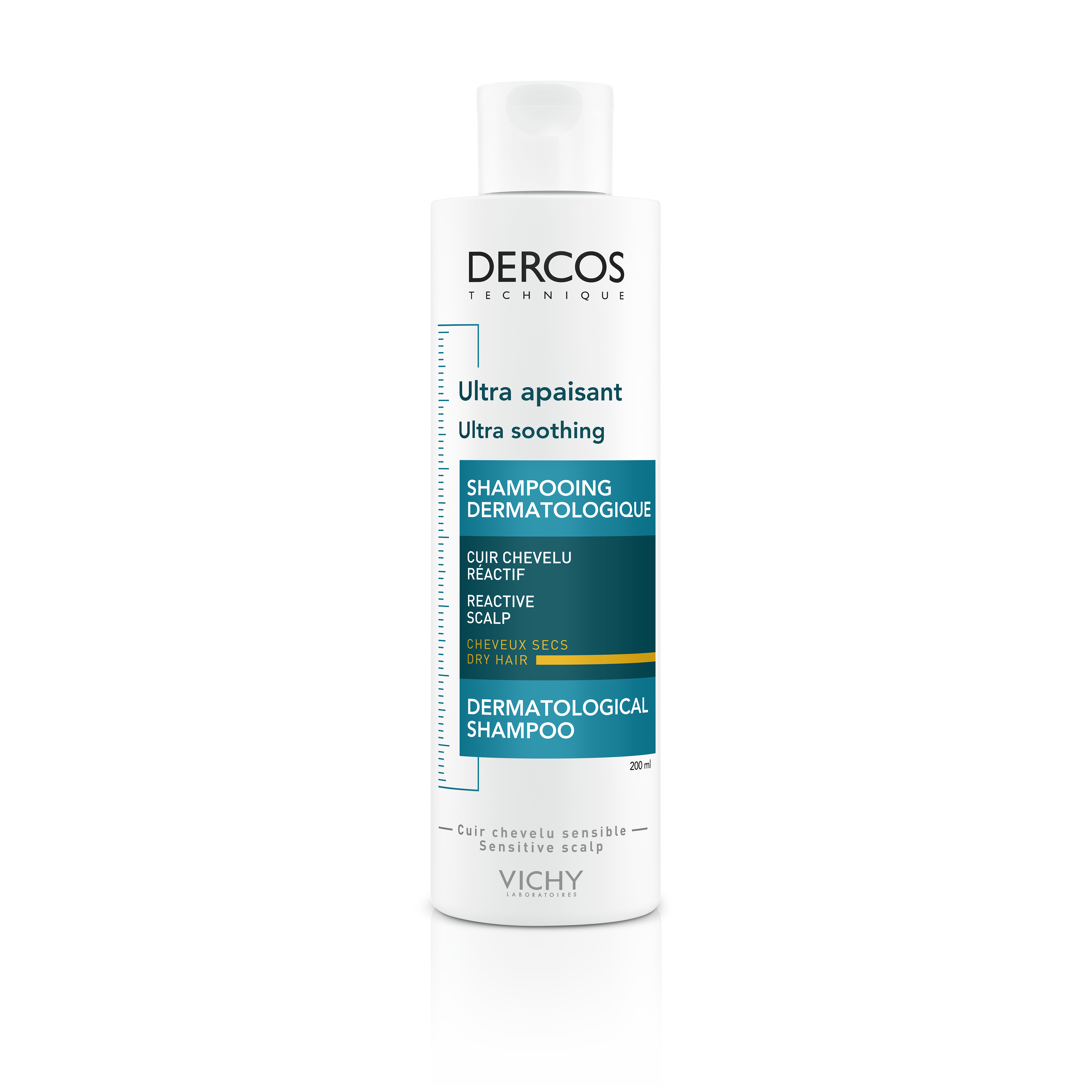 Dercos Ultra-Apaziguante Champo Cabelo Seco 200ml - Farmácia Garcia
