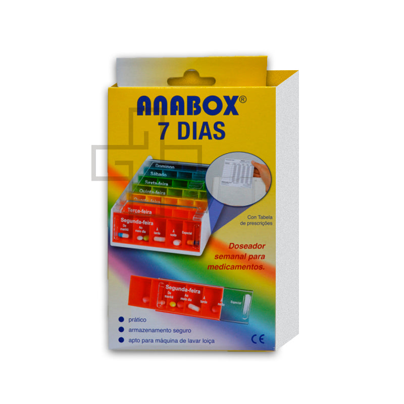 Anabox Doseador Semanal Medicamentos - Farmácia Garcia