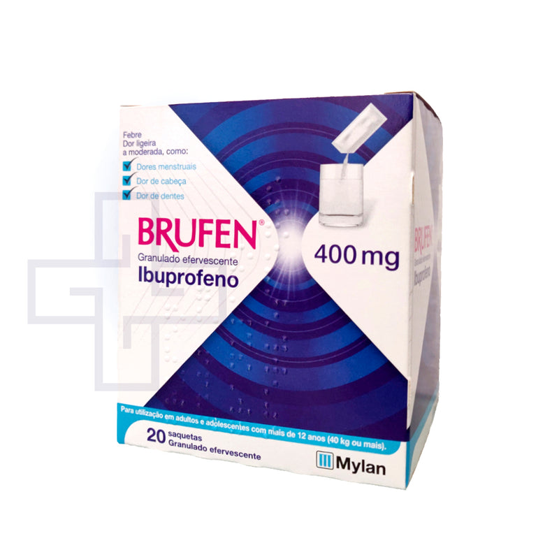 Brufen 400mg 20 Saquetas Granulado Efervescente - Farmácia Garcia