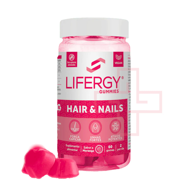 LIFERGY Hair and Nails 60 Gomas - Farmácia Garcia