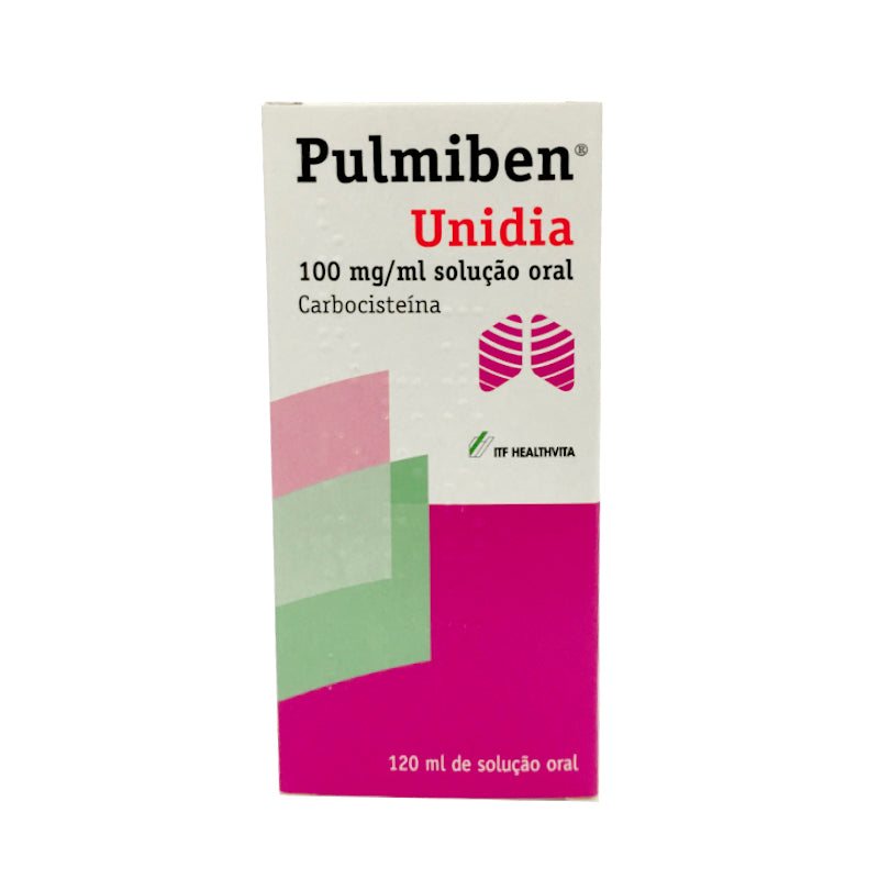 Pulmiben Unidia, 100 mg/mL x 1 sol oral frasco - Farmácia Garcia