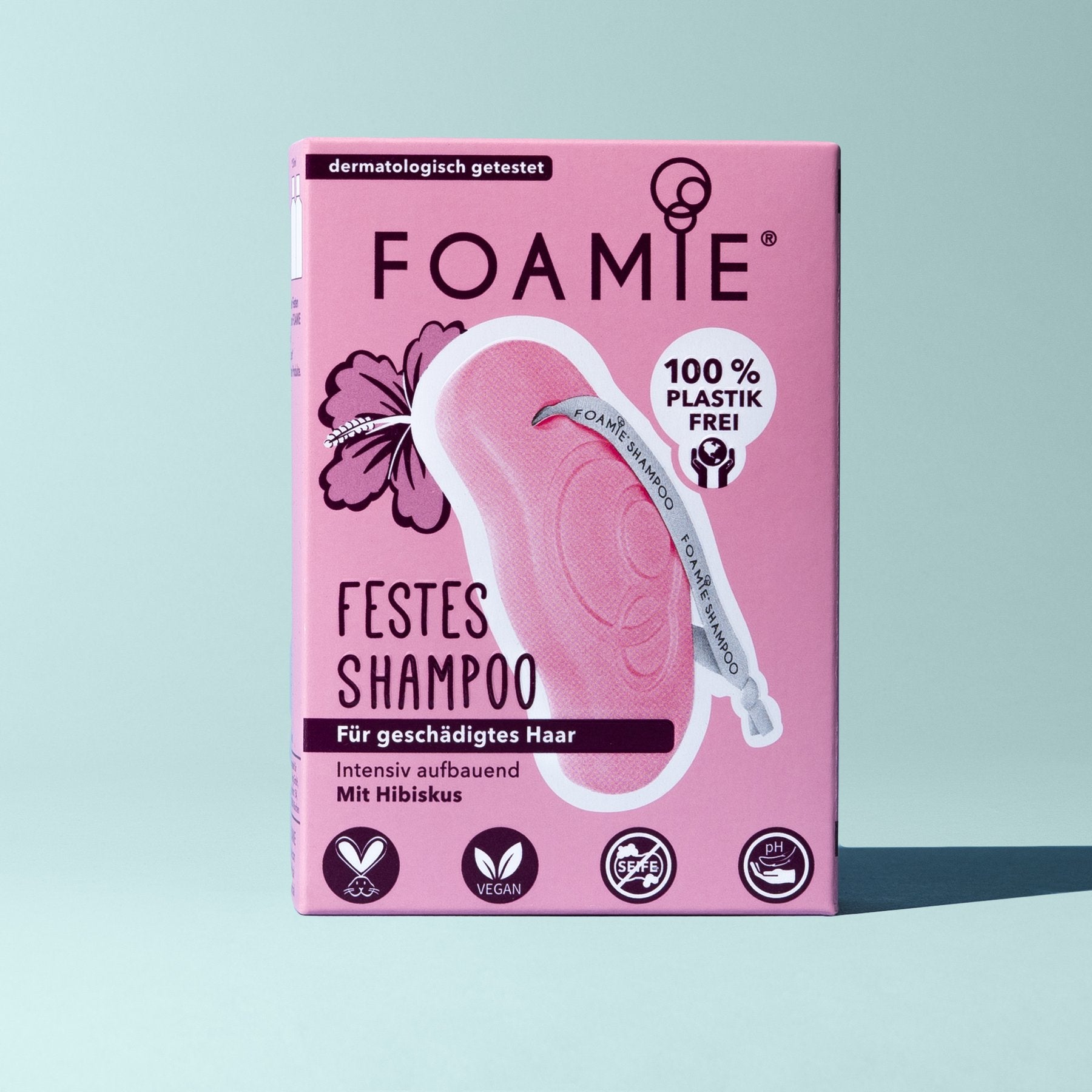 Foamie Champô Sólido Hibísco Cabelo Danificado - Farmácia Garcia