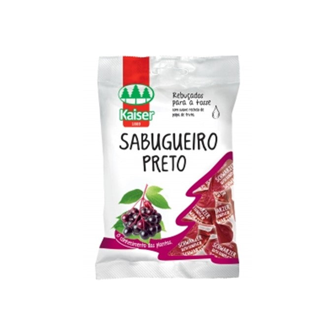 Kaiser Rebuçado Sabugueiro Preto - Farmácia Garcia