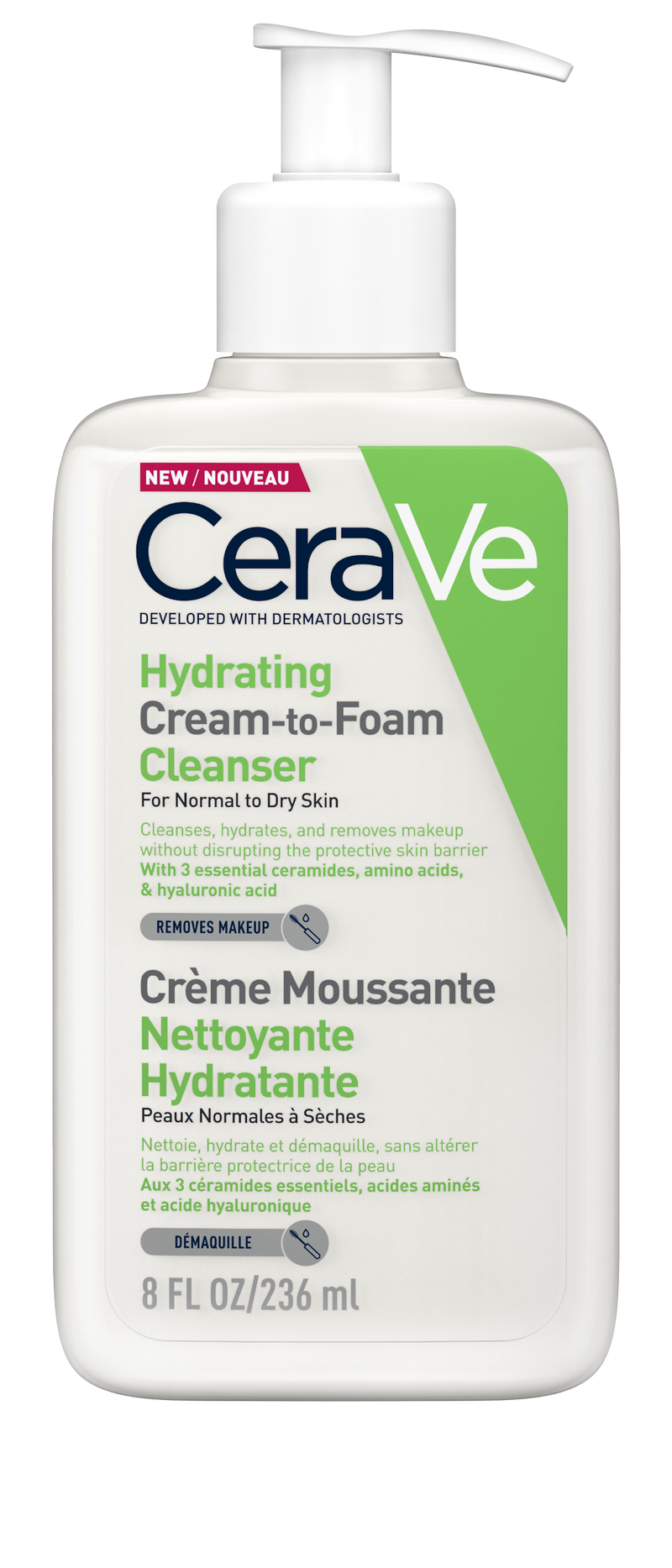 Cerave Cleanser Creme Espuma Hidratante de Limpeza - Farmácia Garcia