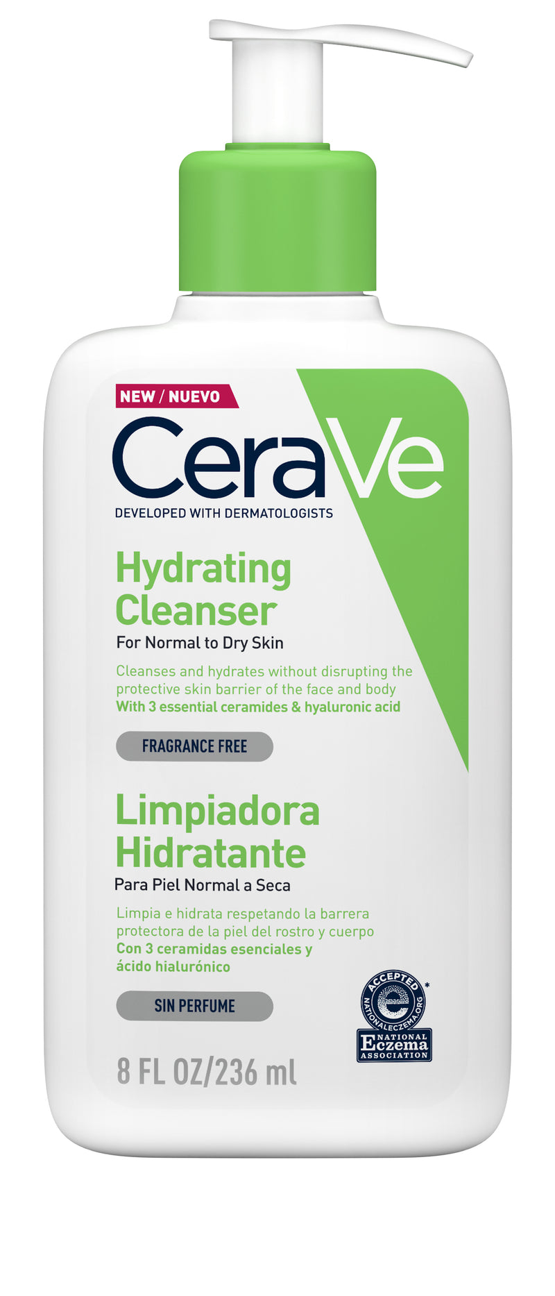 Cerave Cleanser Creme de Limpeza Facial Hidratante 236ml - Farmácia Garcia