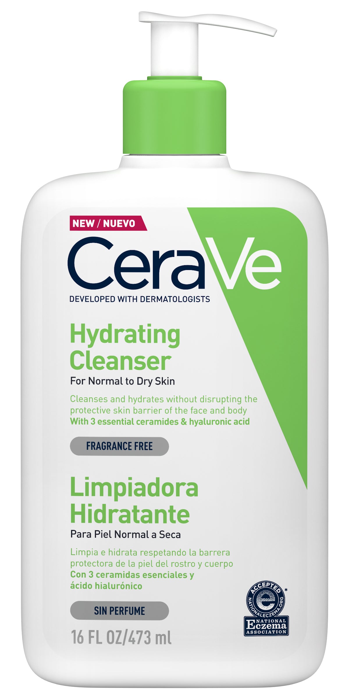 Cerave Cleanser Creme de Limpeza Rosto e Corpo Hidratante 473ml - Farmácia Garcia