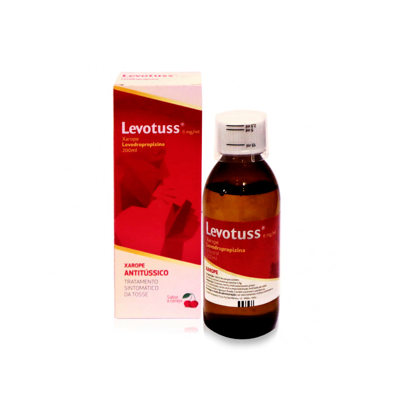 Levotuss, 6 mg/mL-200 mL x 1 xar mL - Farmácia Garcia