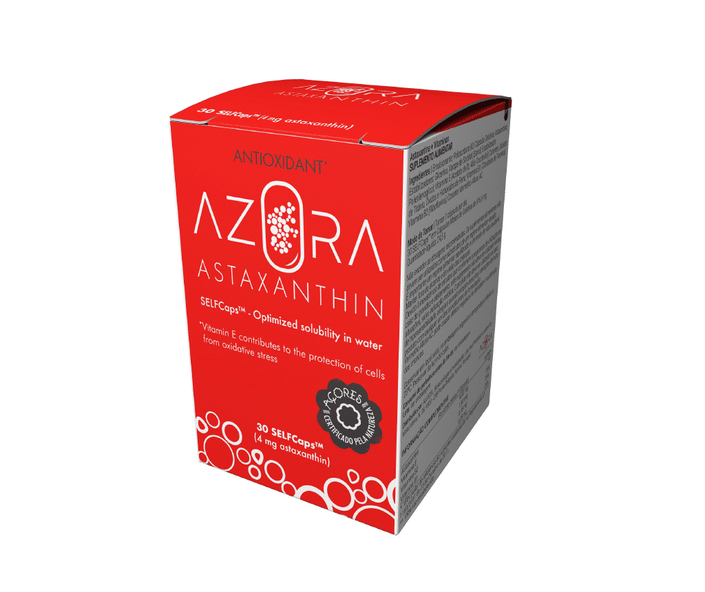 Azora Astaxantina 30 Cápsulas Softgel - Farmácia Garcia