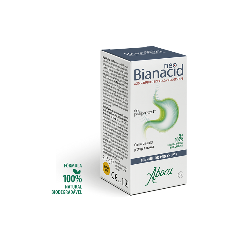 NeoBianacid Acidez e Refluxo 14 Comprimidos para Chupar - Farmácia Garcia