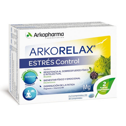 Arkorelax Stress Control Comprimidos x30 - Farmácia Garcia