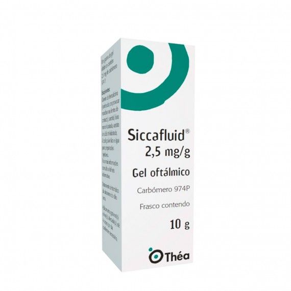 Siccafluid 2.5 mg/g Conta-Gotas 10 g Gel Oftálmico - Farmácia Garcia